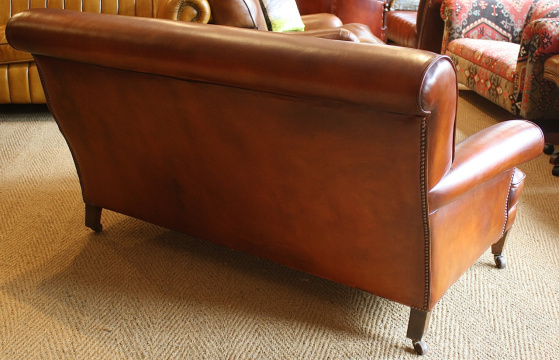 Oak Legged 1920s Sofa
